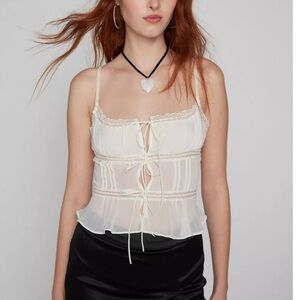 Kimchi Blue Ivy Lace-Inset Cami